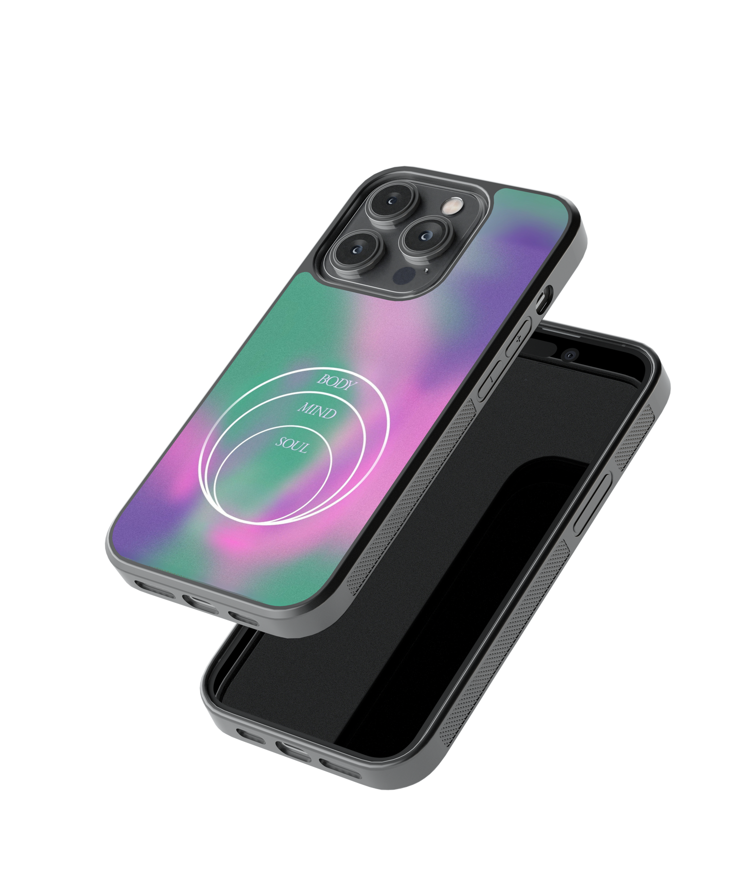 Body Mind Soul | Aura - Glass Case Cover | Code: 361