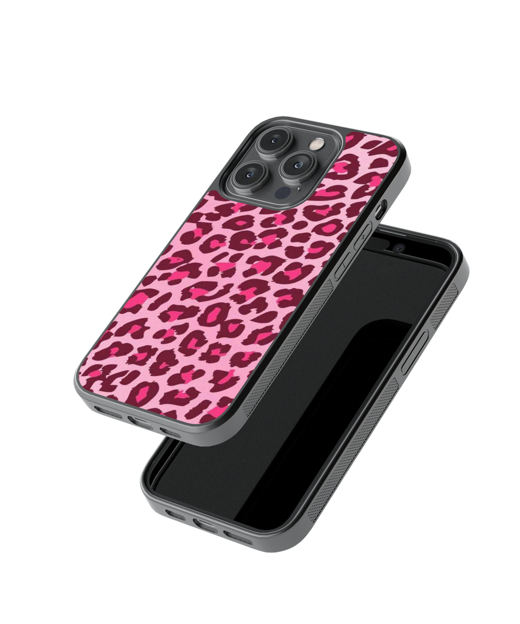 Pink Leopard | Pinteresty Glass Case Cover | Code: 282