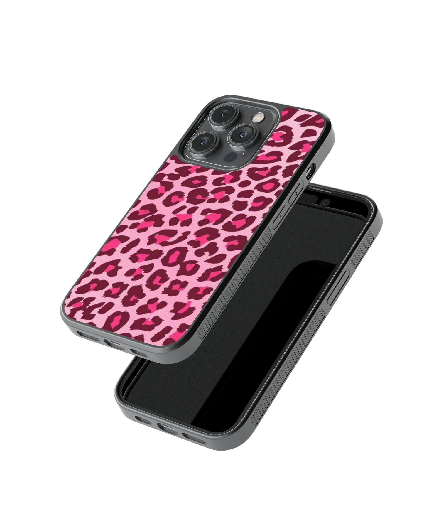 Pink Leopard | Pinteresty Glass Case | Code: 282