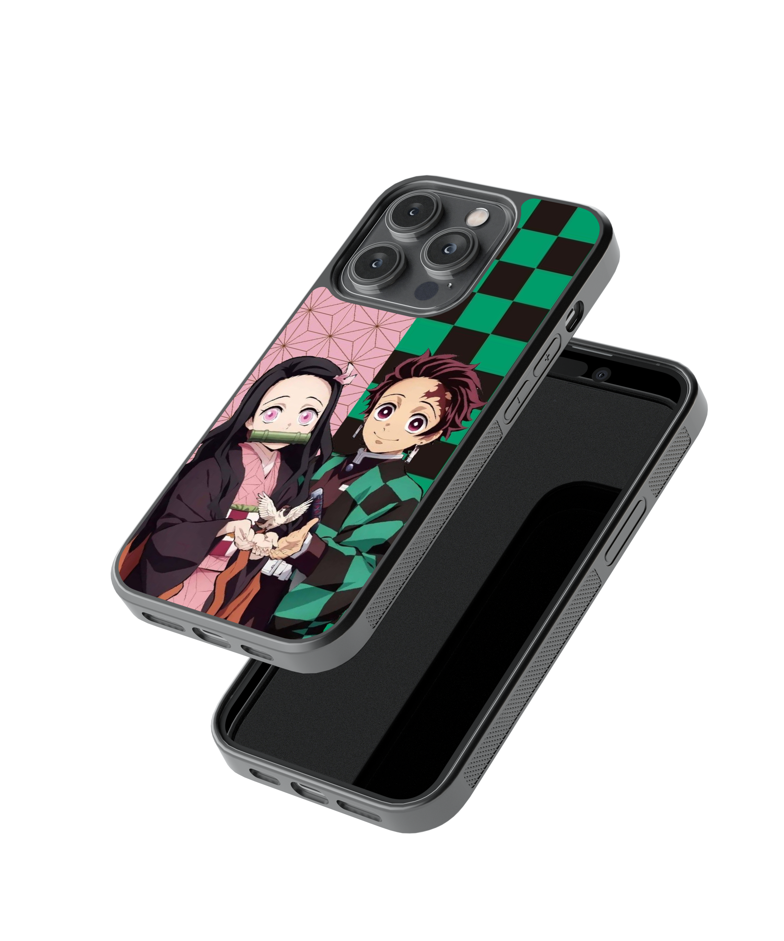 Bonded Siblings | Demon Slayer - Glass Case | Code: 236