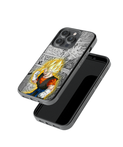 SSJ Goku Ready | Dragon Ball - Glass Case Cover | Code: 129