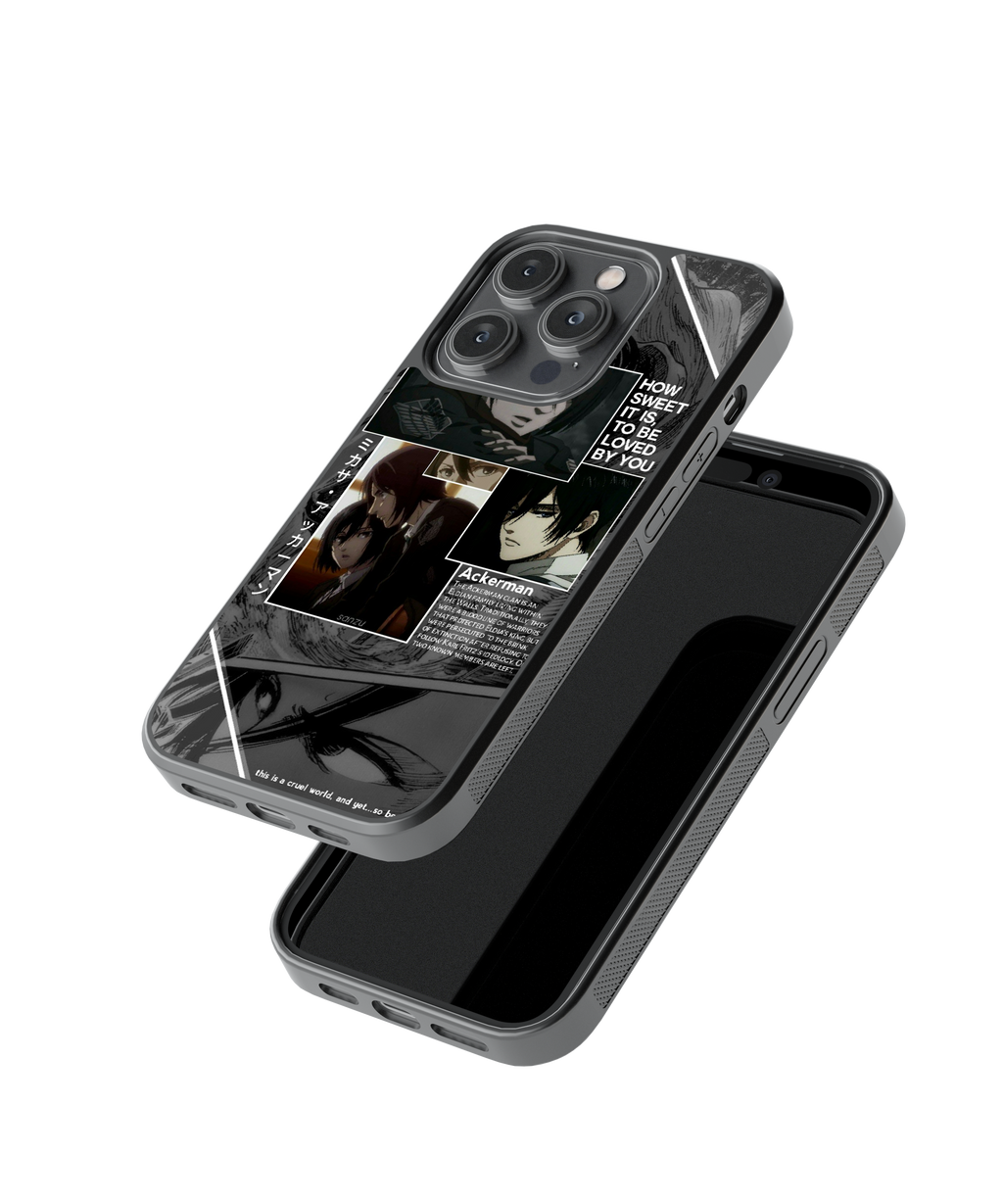 Soldier's Gaze | Attack on Titans - Glass Case | Code: 186