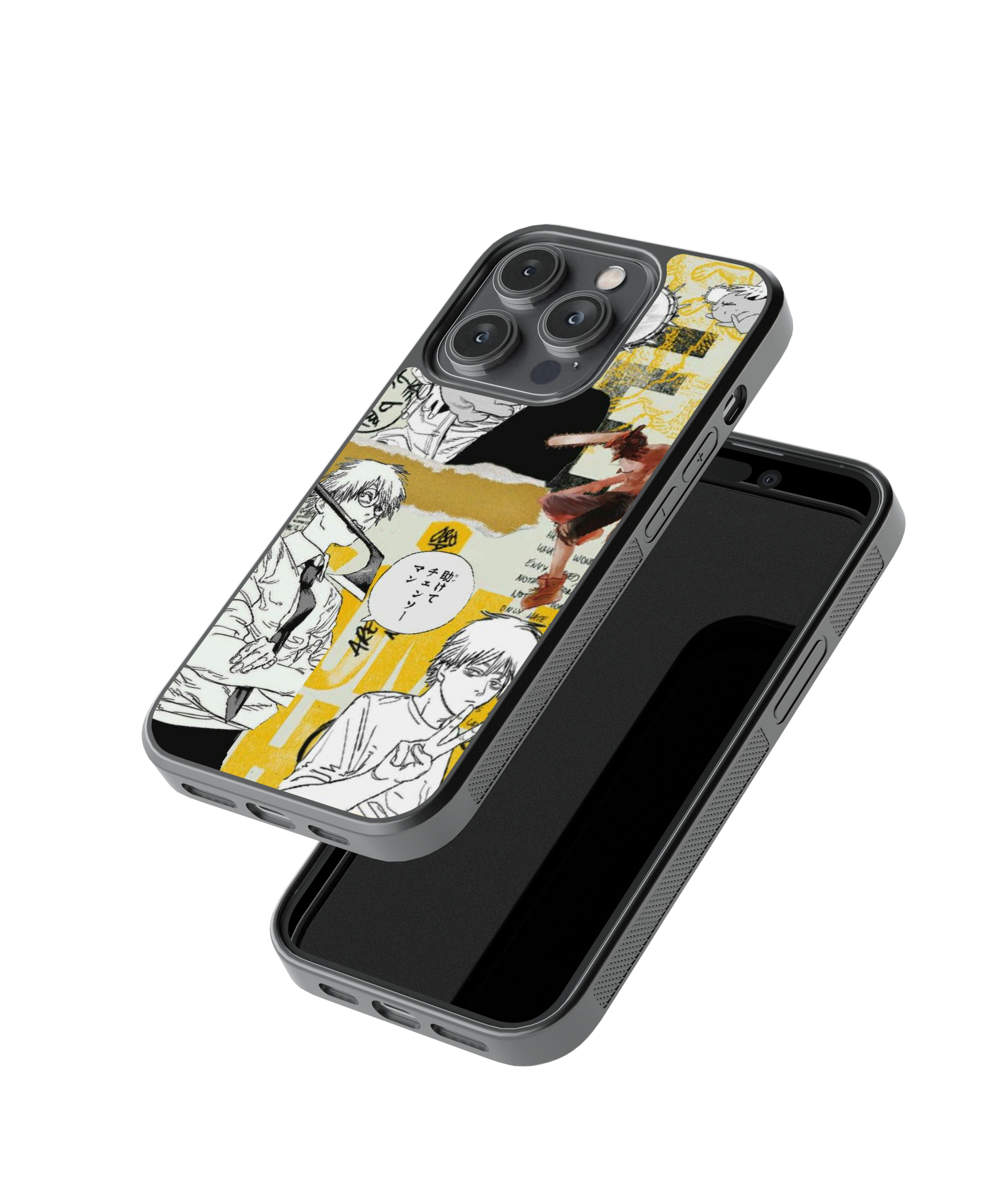 Confident Denji | Chainsaw man - Glass Case | Code: 238