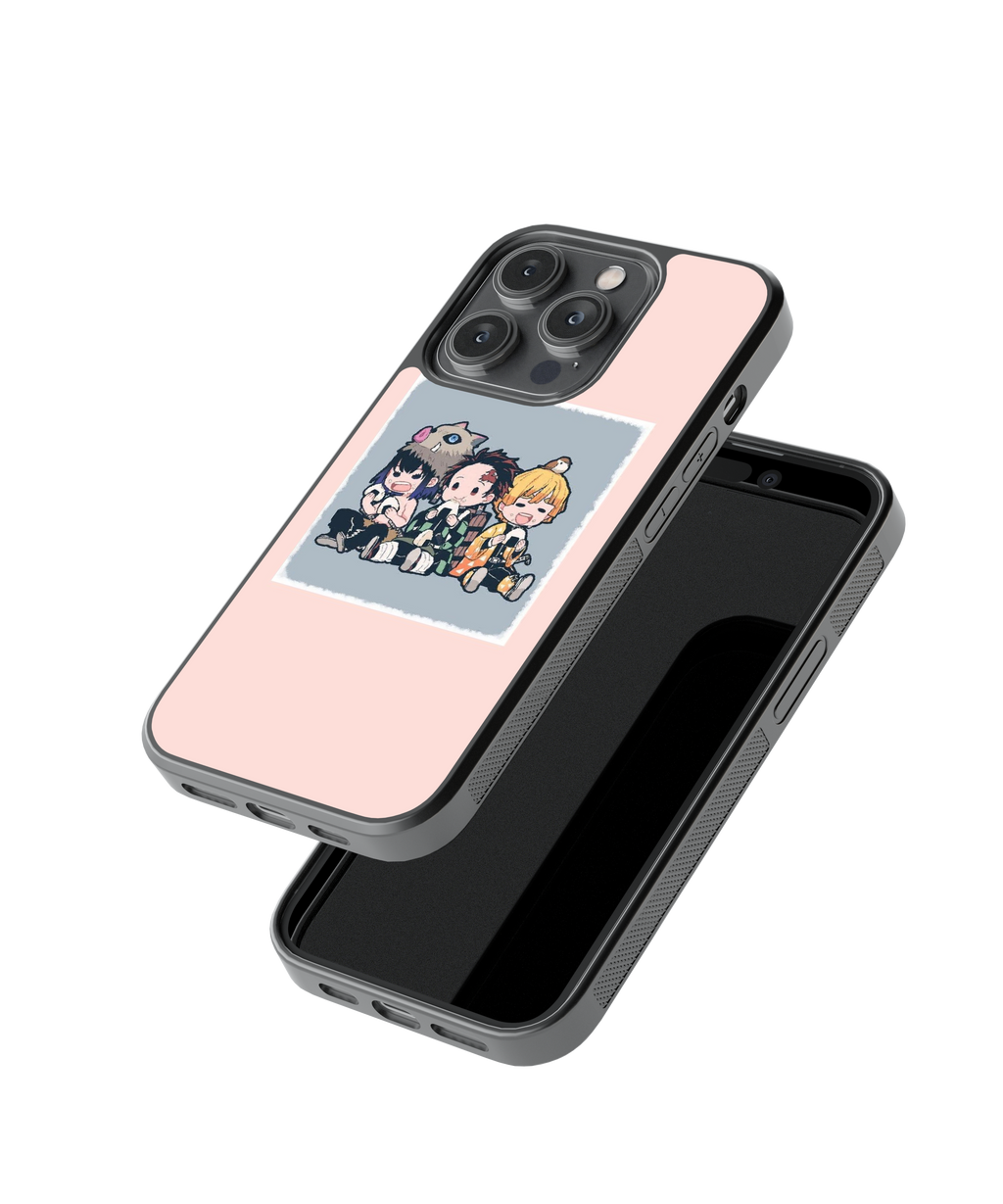 Childhood Trio | Demon Slayer - Glass Case | Code: 231