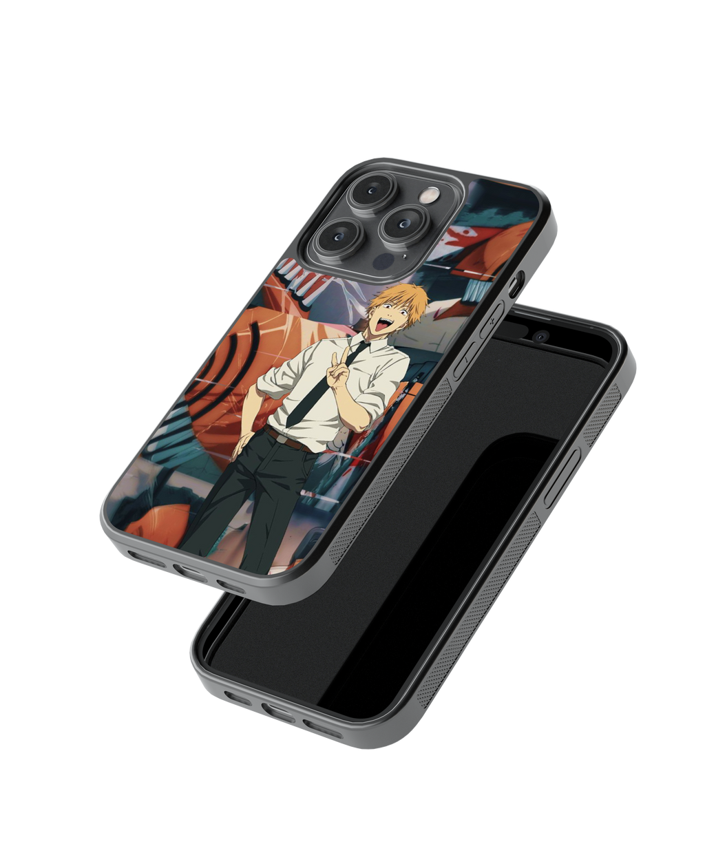Denji Stance | Chainsaw man - Glass Case | Code: 242