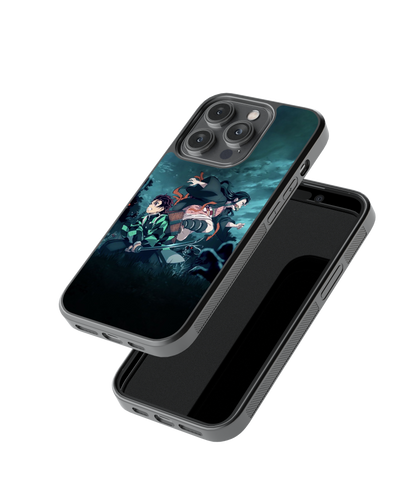 Sibling Clash | Demon Slayer - Glass Case Cover | Code: 227