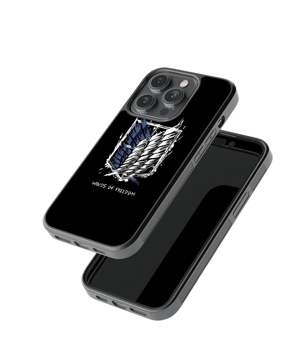 Freedom Emblem | Attack on Titans - Glass Case | Code: 185