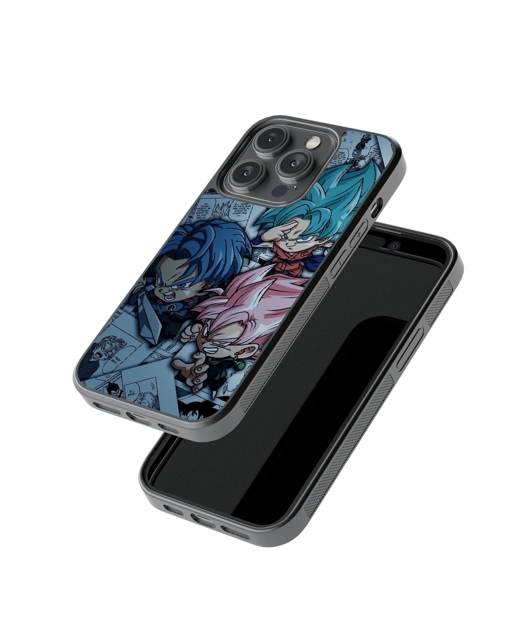 Goku Rose Trio Fusion | Dragon Ball - Glass Case | Code: 122
