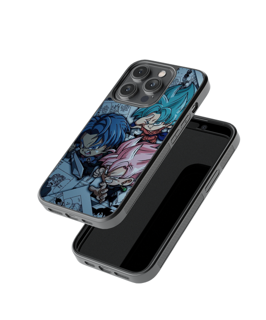 Goku Rose Trio Fusion | Dragon Ball - Glass Case | Code: 122