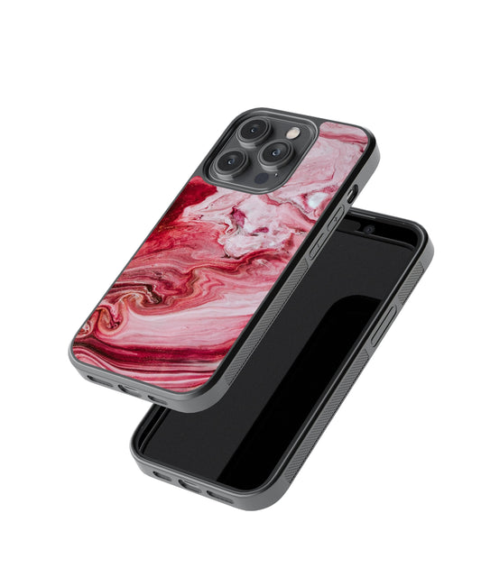 Red Marble | Marble - Glass Case | Code: 067
