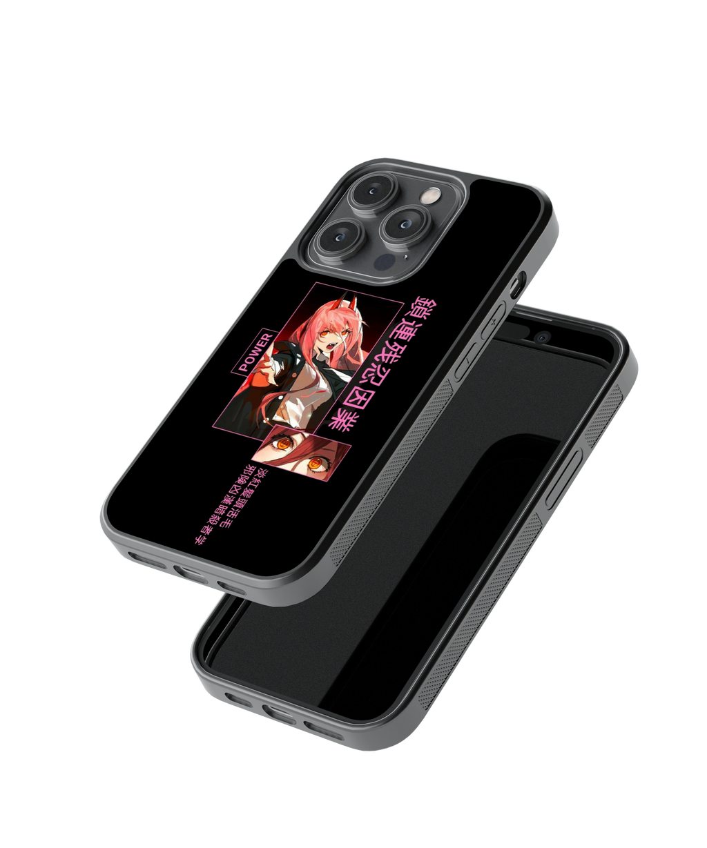 Power Collage | Chainsaw man - Glass Case | Code: 240