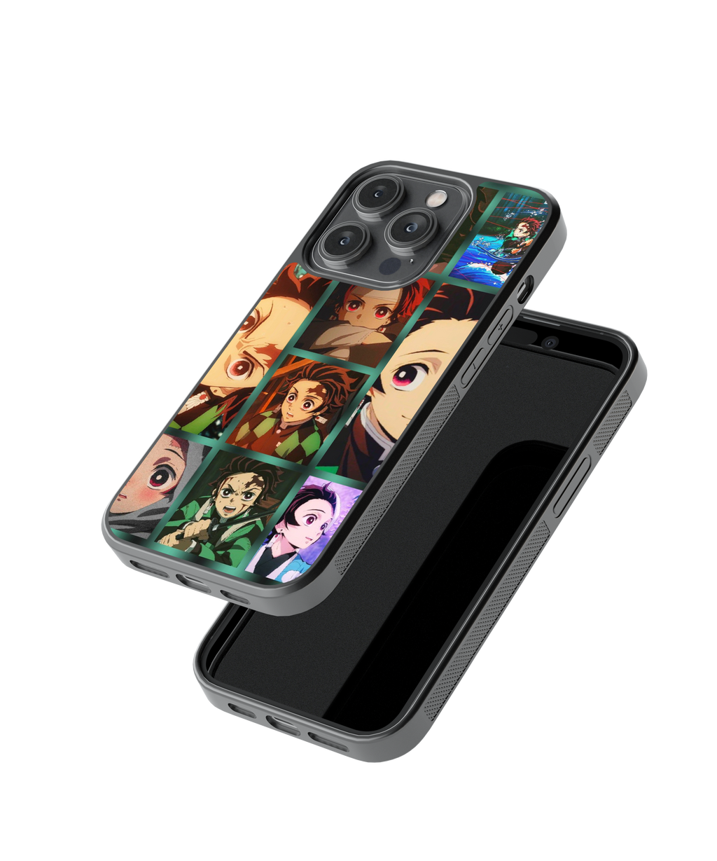 Tanjiro Montage | Demon Slayer - Glass Case | Code: 224