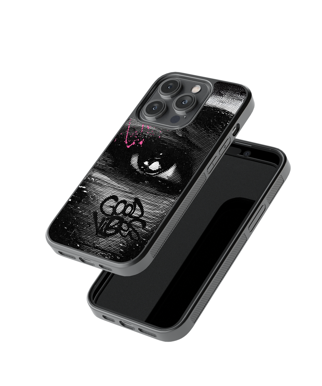 Good Vibes | Rebel - Glass Case Cover | Code: 379