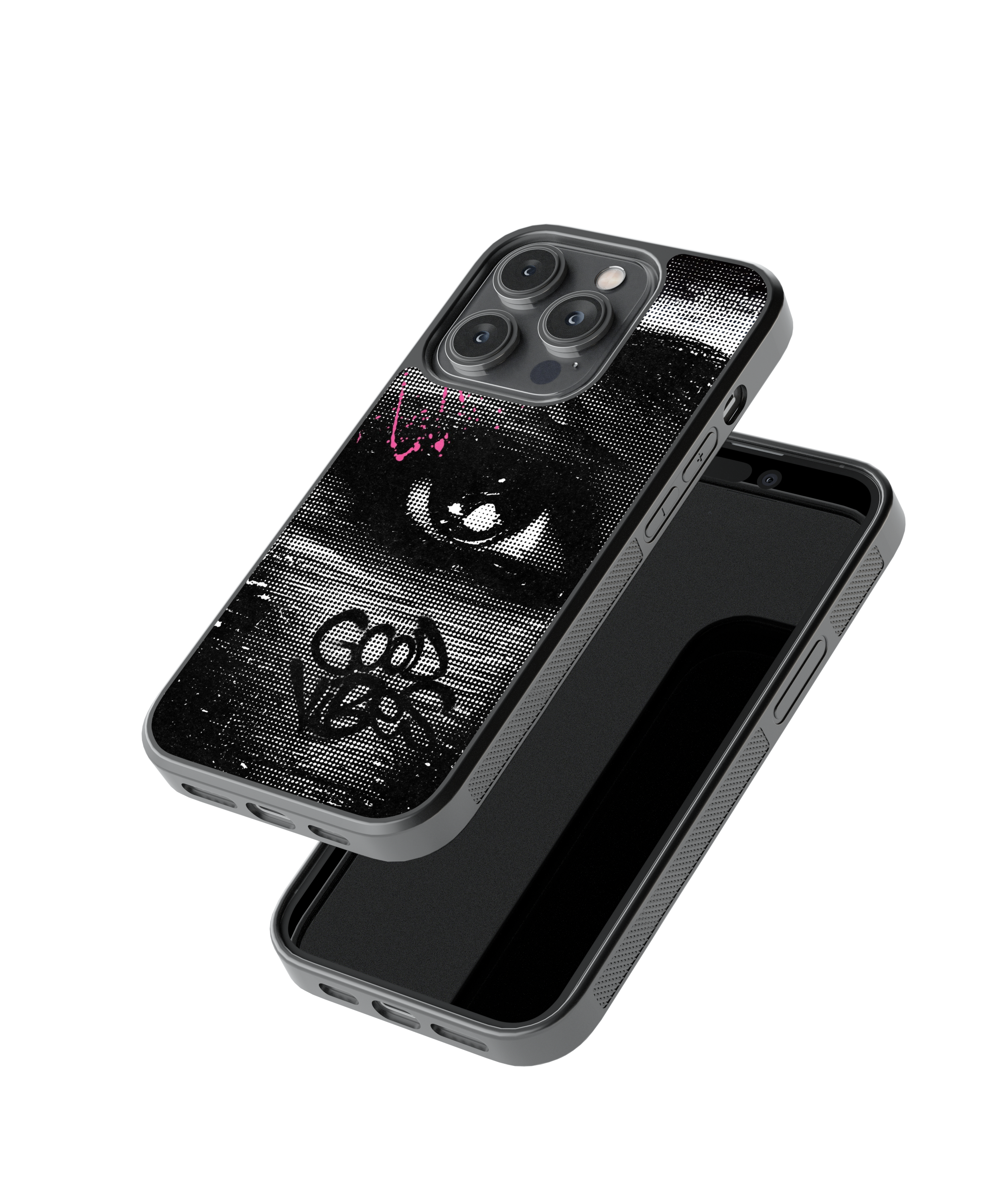 Good Vibes | Rebel - Glass Case Cover | Code: 379