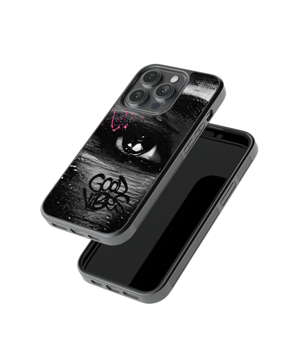 Good Vibes | Rebel - Glass Case Cover | Code: 379