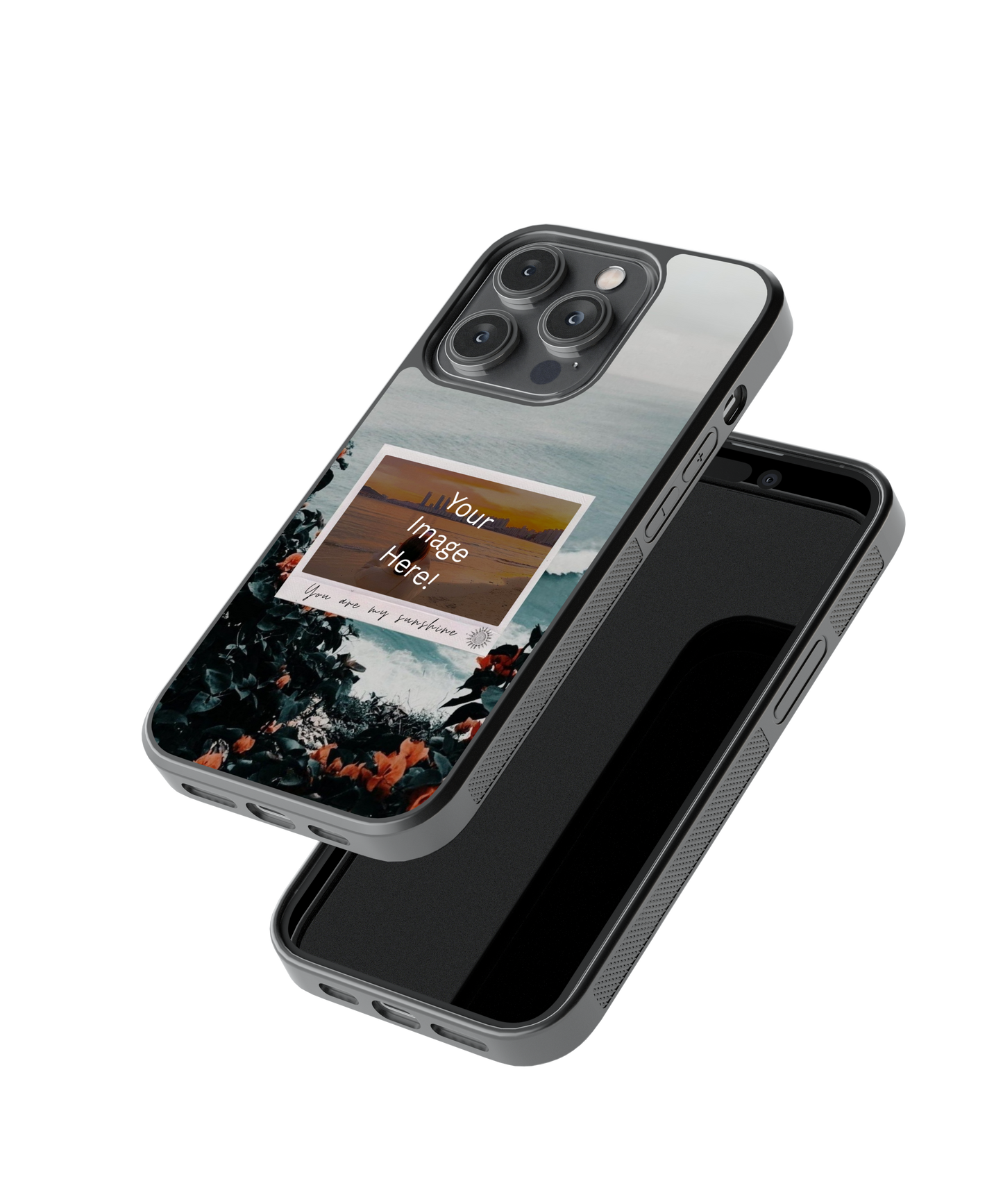 Ocean Bloom | Personalized Glass Case | Code: 352
