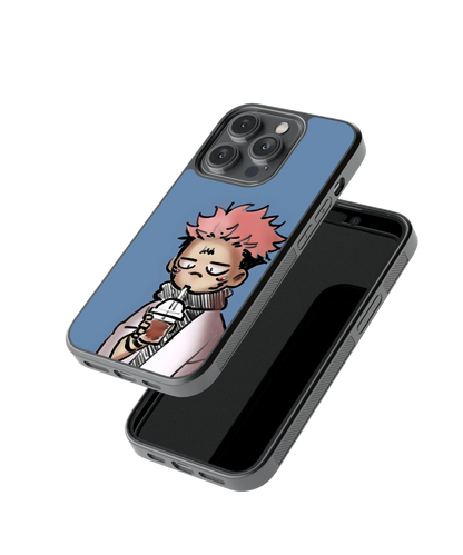 Coffee Encounter | Jujutsu Kaisen - Glass Case Cover | Code: 200