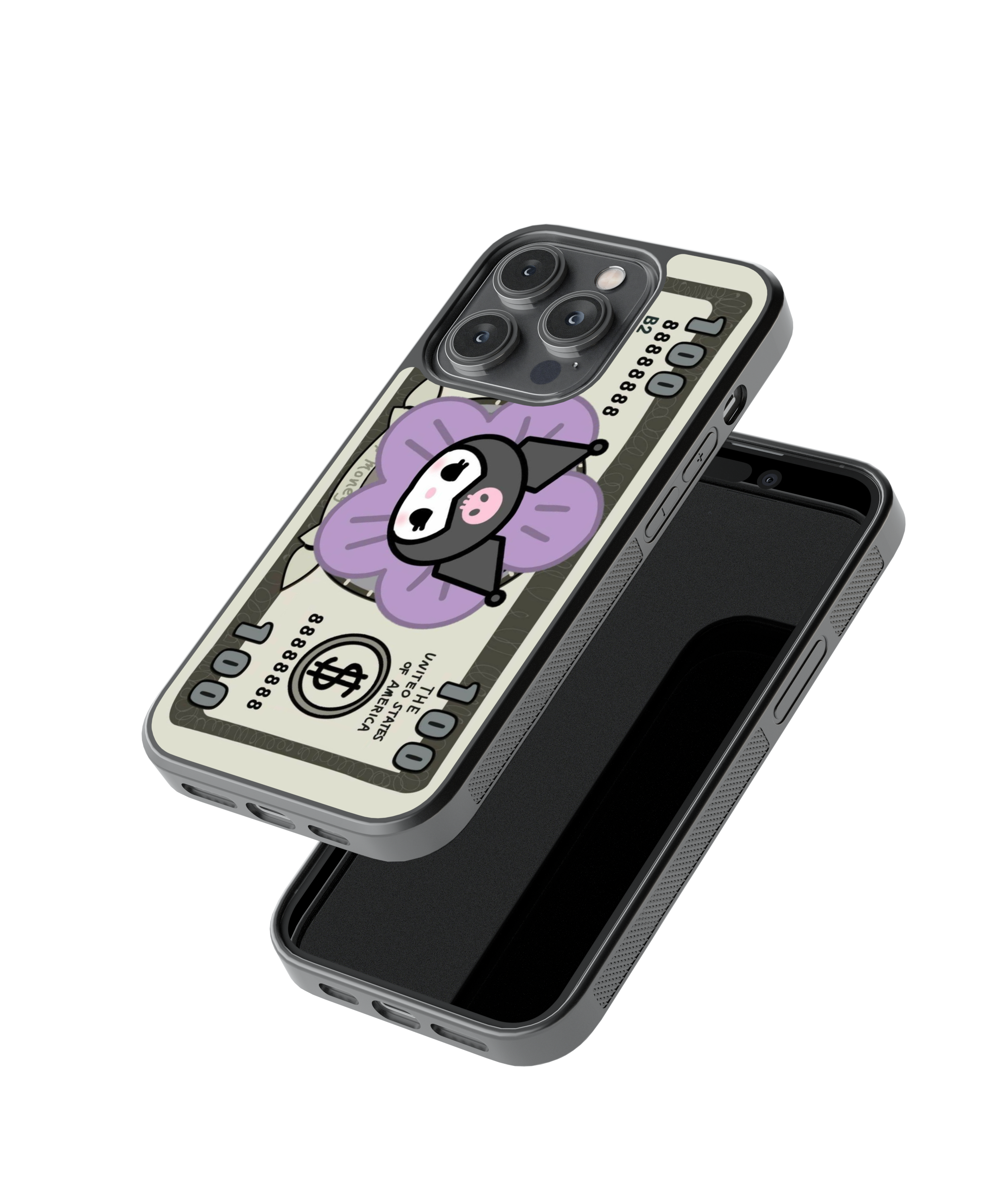 Kuromi Cash | Pinteresty Glass Case | Code: 295
