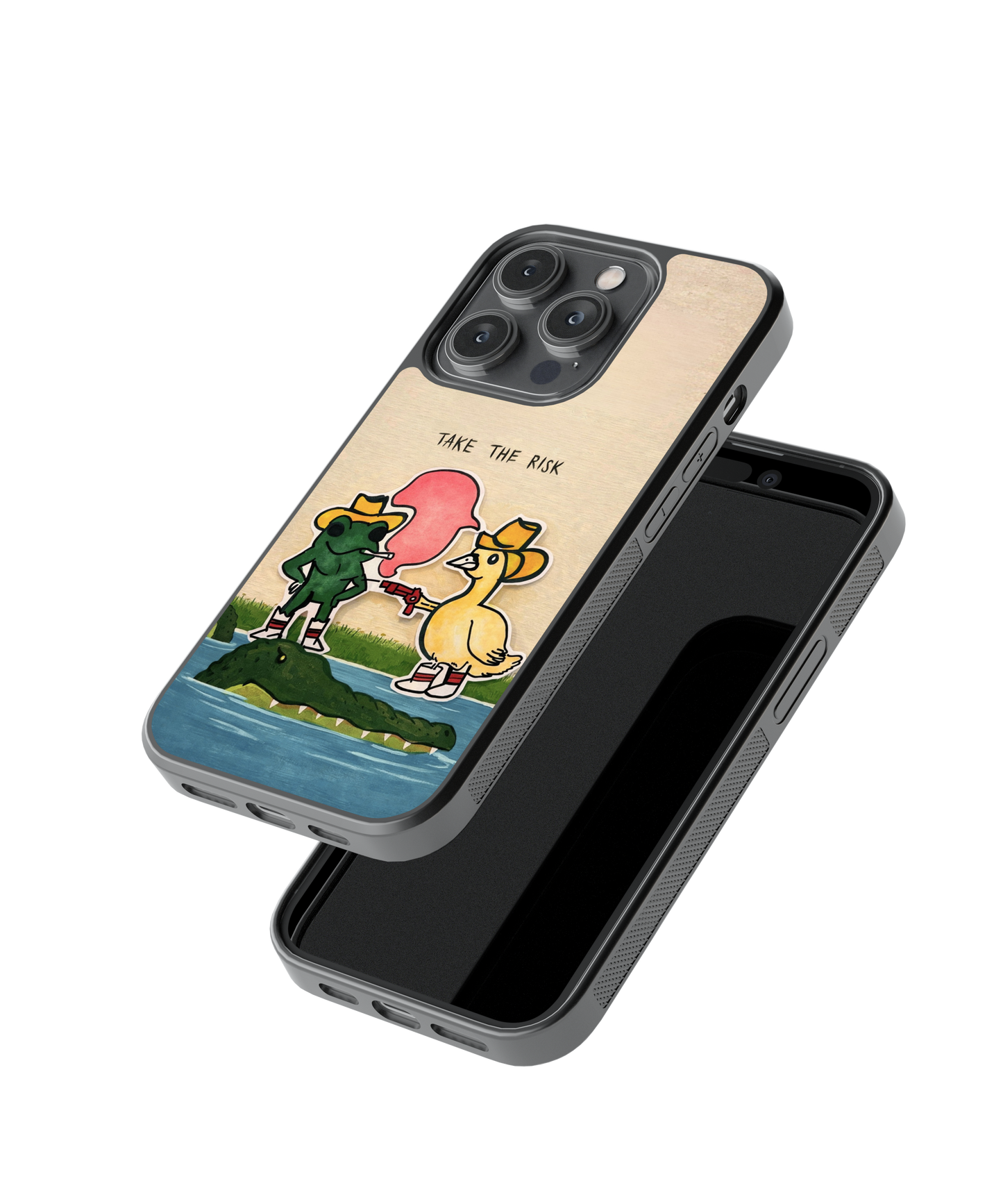 Take the Risk | Scribble - Glass Case | Code: 529