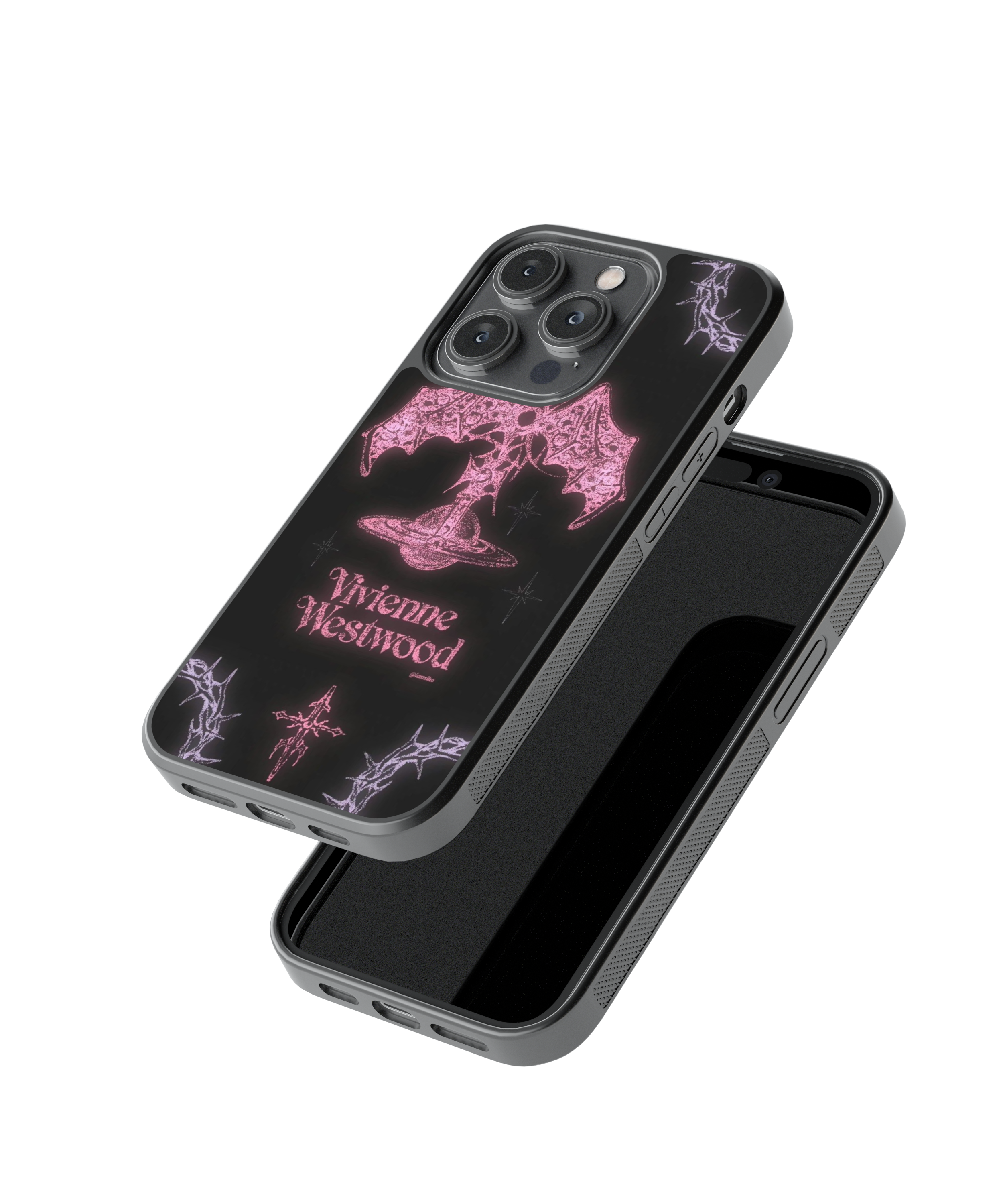 Pink Gothic | Rebel - Glass Case Cover | Code: 377