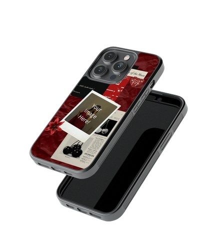 Scarlet Mood | Personalized Glass Case Cover | Code: 347