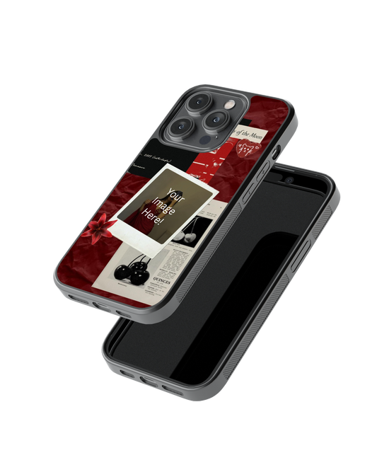 Scarlet Mood | Personalized Glass Case | Code: 347