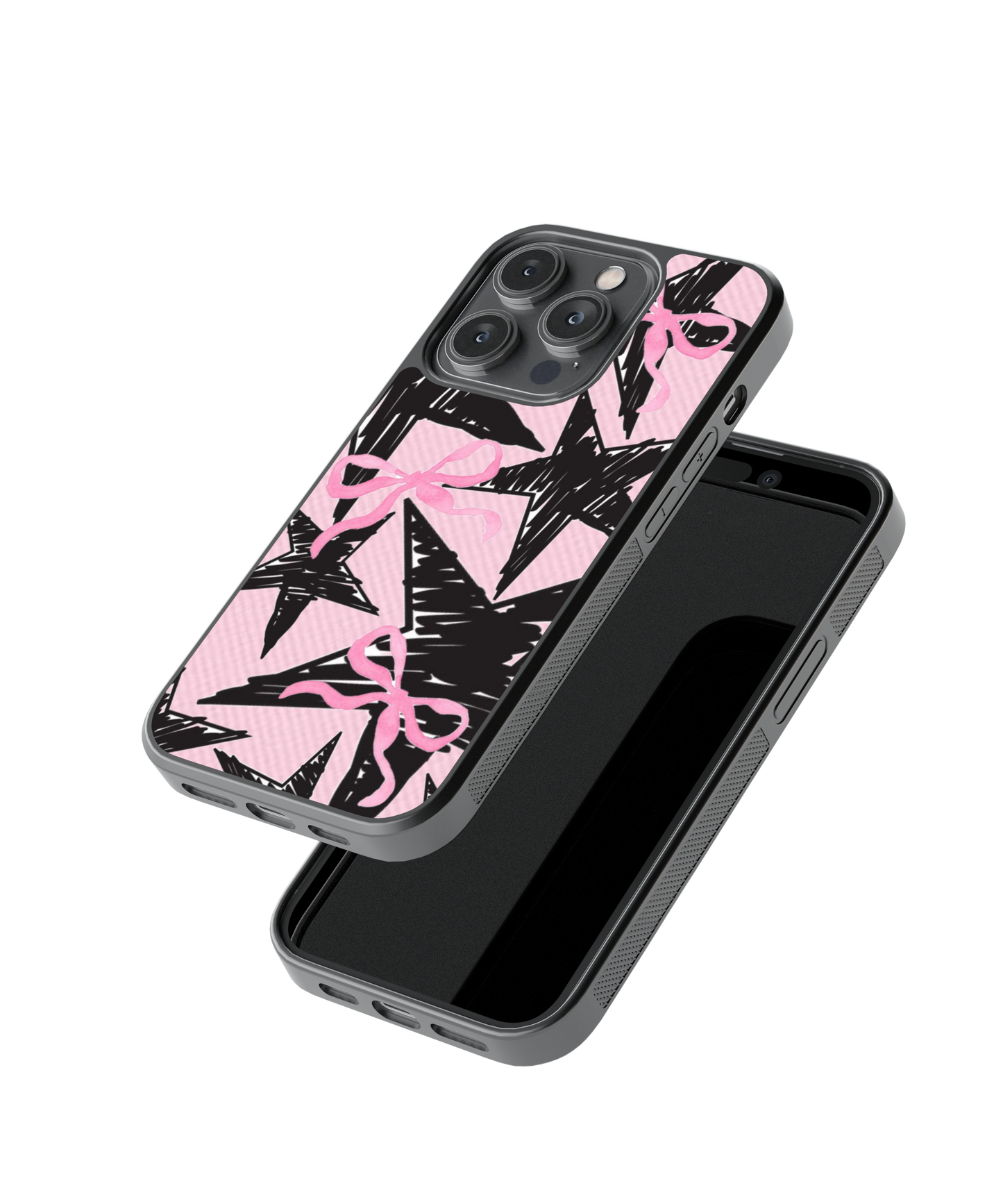 Abstract Twist | Scribble - Glass Case | Code: 304