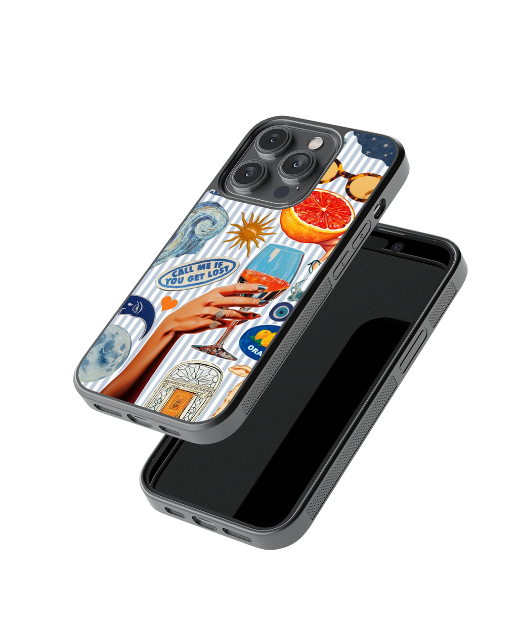Citrus Dreams | Zesté - Glass Case Cover | Code: 387