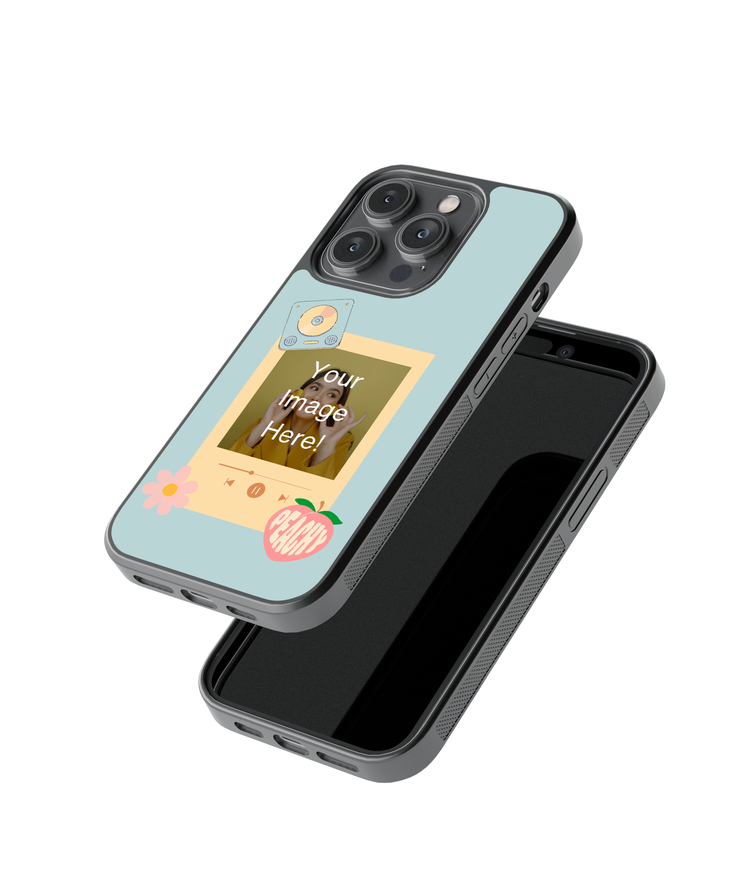 Loop | Personalized Glass Case Cover | Code: 254