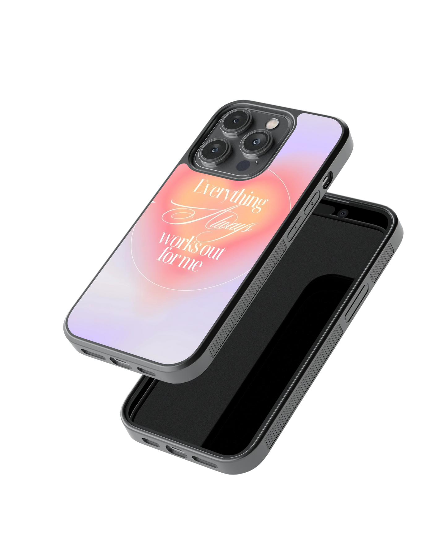 Everything Works Out | Aura - Glass Case Cover | Code: 367