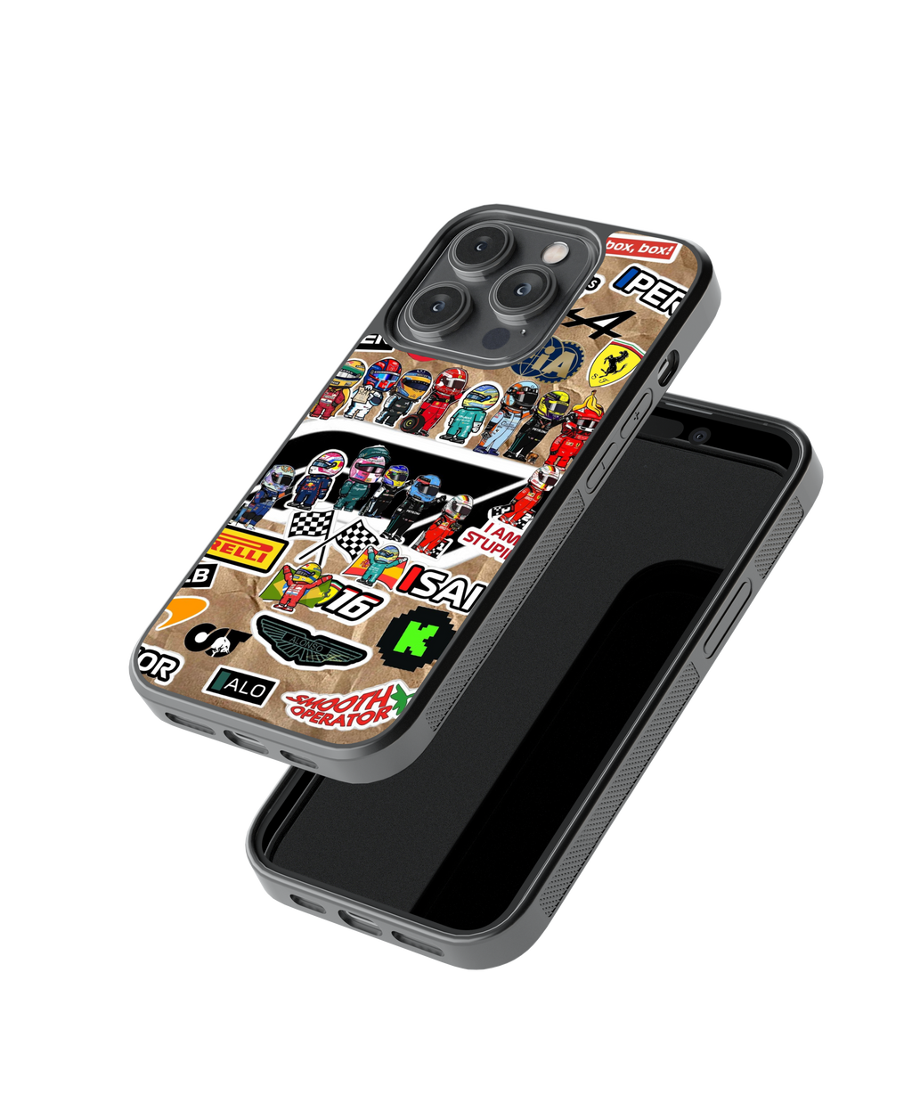 F1 Sticker Grid | F1 / Cars - Glass Case | Code: 405