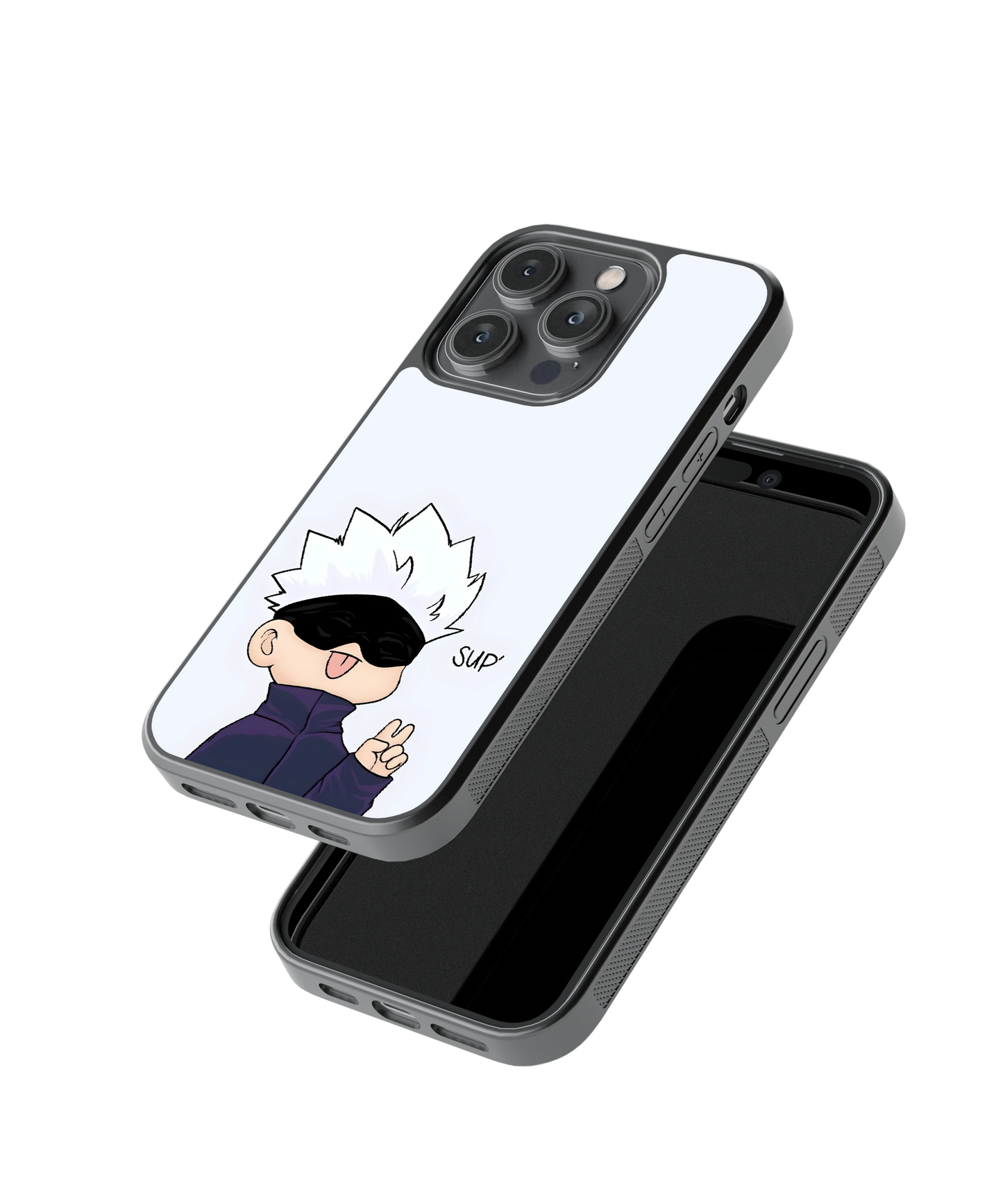 Satoru Greeting | Jujutsu Kaisen - Glass Case | Code: 199