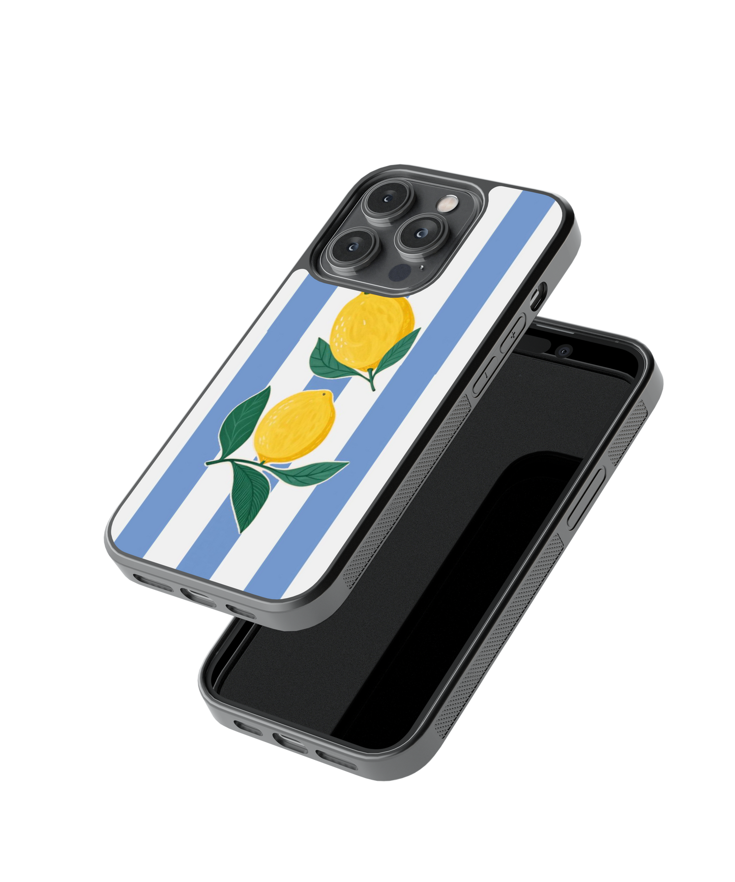 Lemon Stripes | Zesté - Glass Case | Code: 400