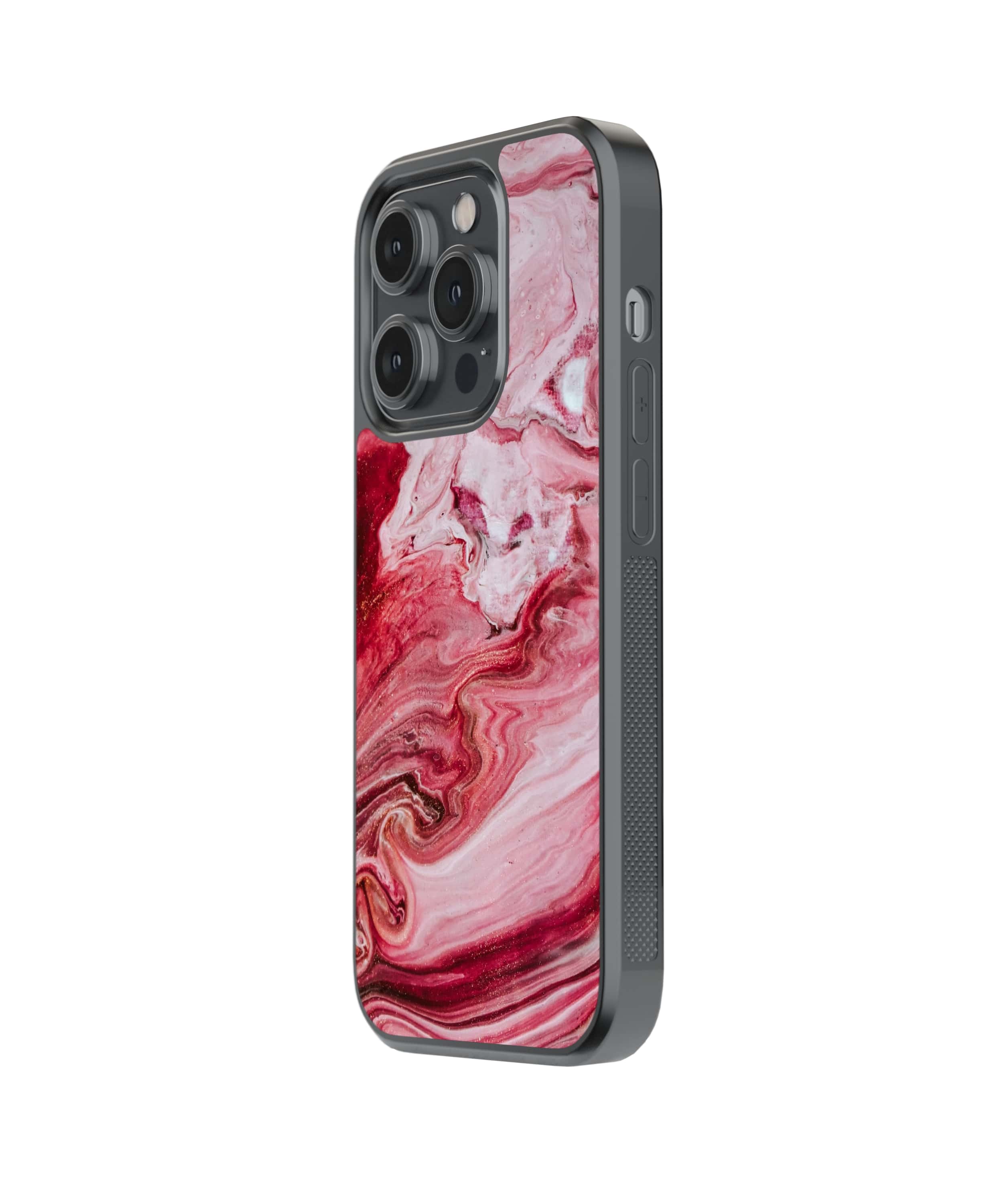 Red Marble | Marble - Glass Case | Code: 067