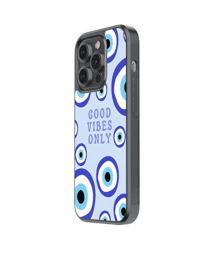 Good Vibes | Evil - Glass Case Cover | Code: 112