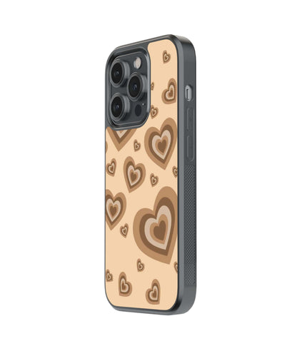 Elegance | Hearts - Glass Case Cover | Code: 054