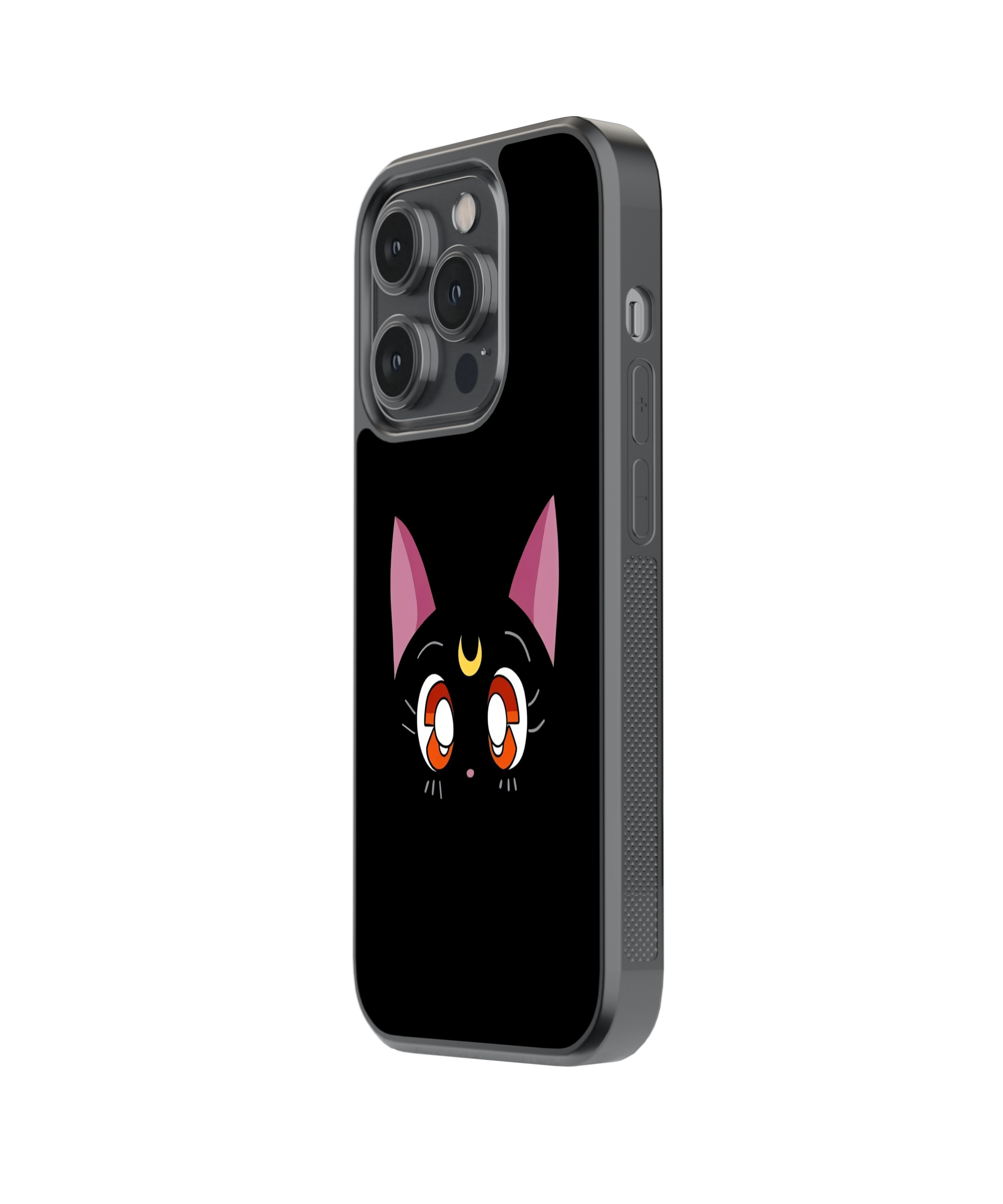 Moon Meow | Pinteresty Glass Case Cover | Code: 299