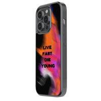 Live Fast | Rebel - Glass Case | Code: 376