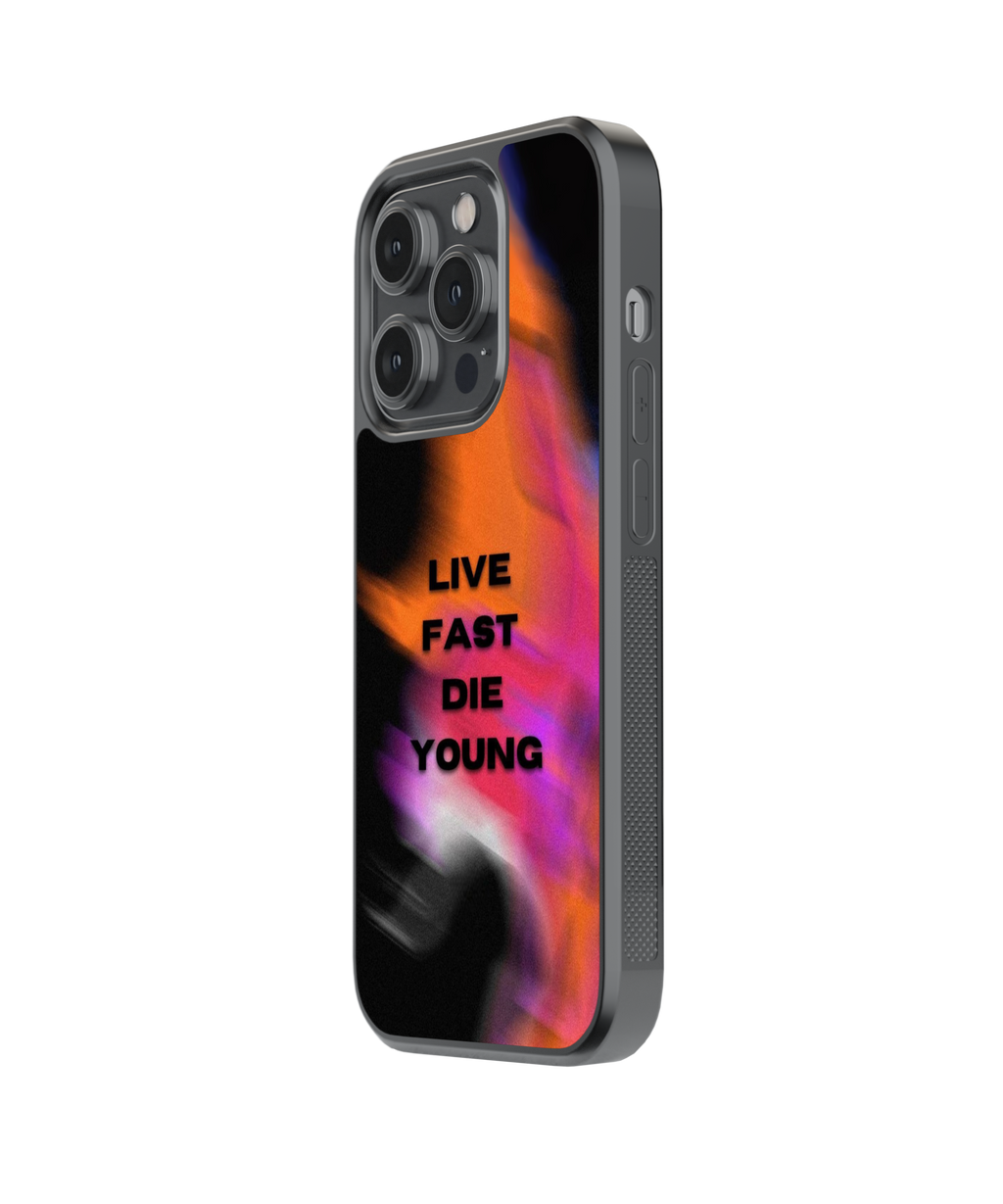 Live Fast | Rebel - Glass Case Cover | Code: 376