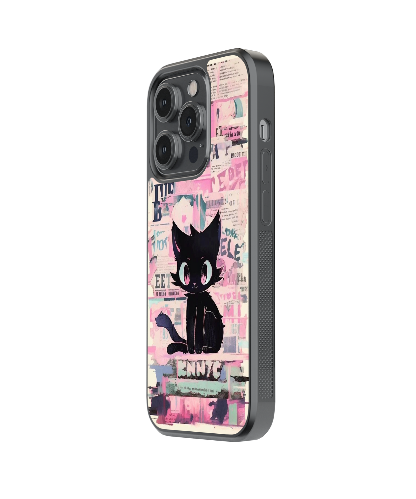 Midnight Meow | Pinteresty Glass Case | Code: 296