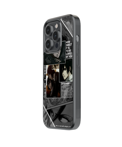 Soldier's Gaze | Attack on Titans - Glass Case Cover | Code: 186