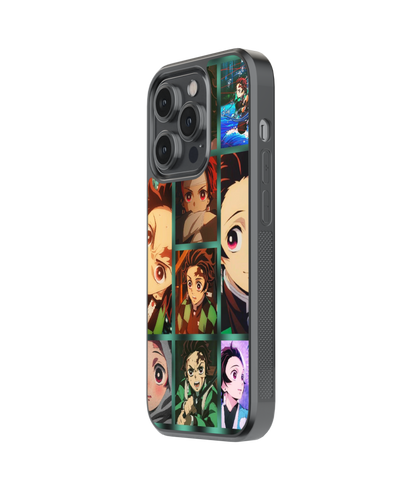 Tanjiro Montage | Demon Slayer - Glass Case Cover | Code: 224