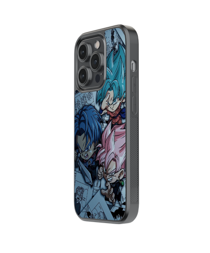 Goku Rose Trio Fusion | Dragon Ball - Glass Case Cover | Code: 122