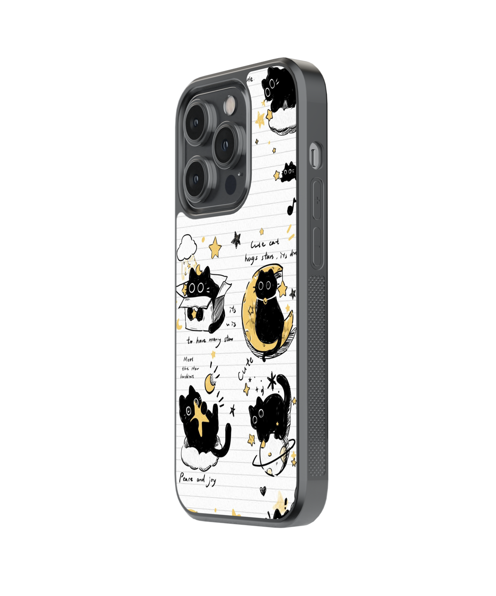 Minimal Strokes | Scribble - Glass Case | Code: 311