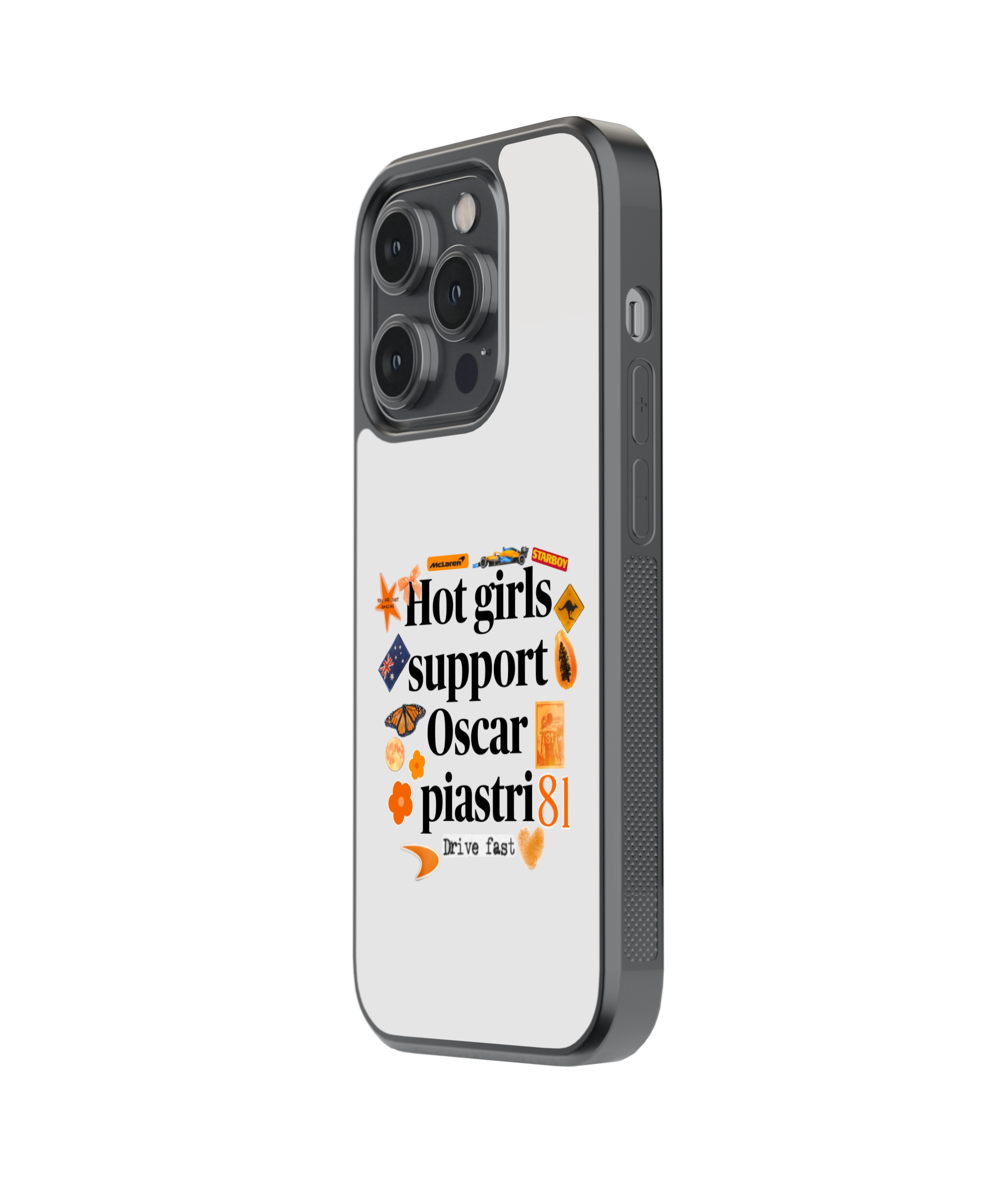 Piastri Girl | F1 / Cars - Glass Case | Code: 424