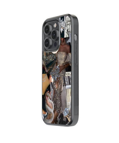 Rich Girl Vibes | Y2k - Glass Case Cover | Code: 174