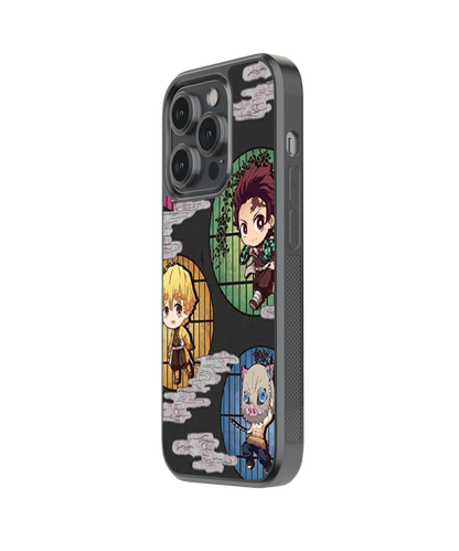 Childhood Squad | Demon Slayer - Glass Case Cover | Code: 234