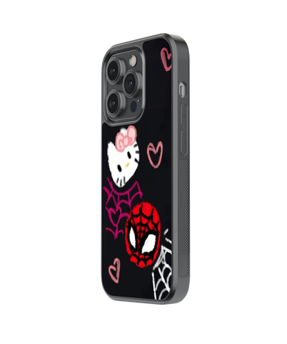 Spidey Whirl | Scribble - Glass Case Cover | Code: 302