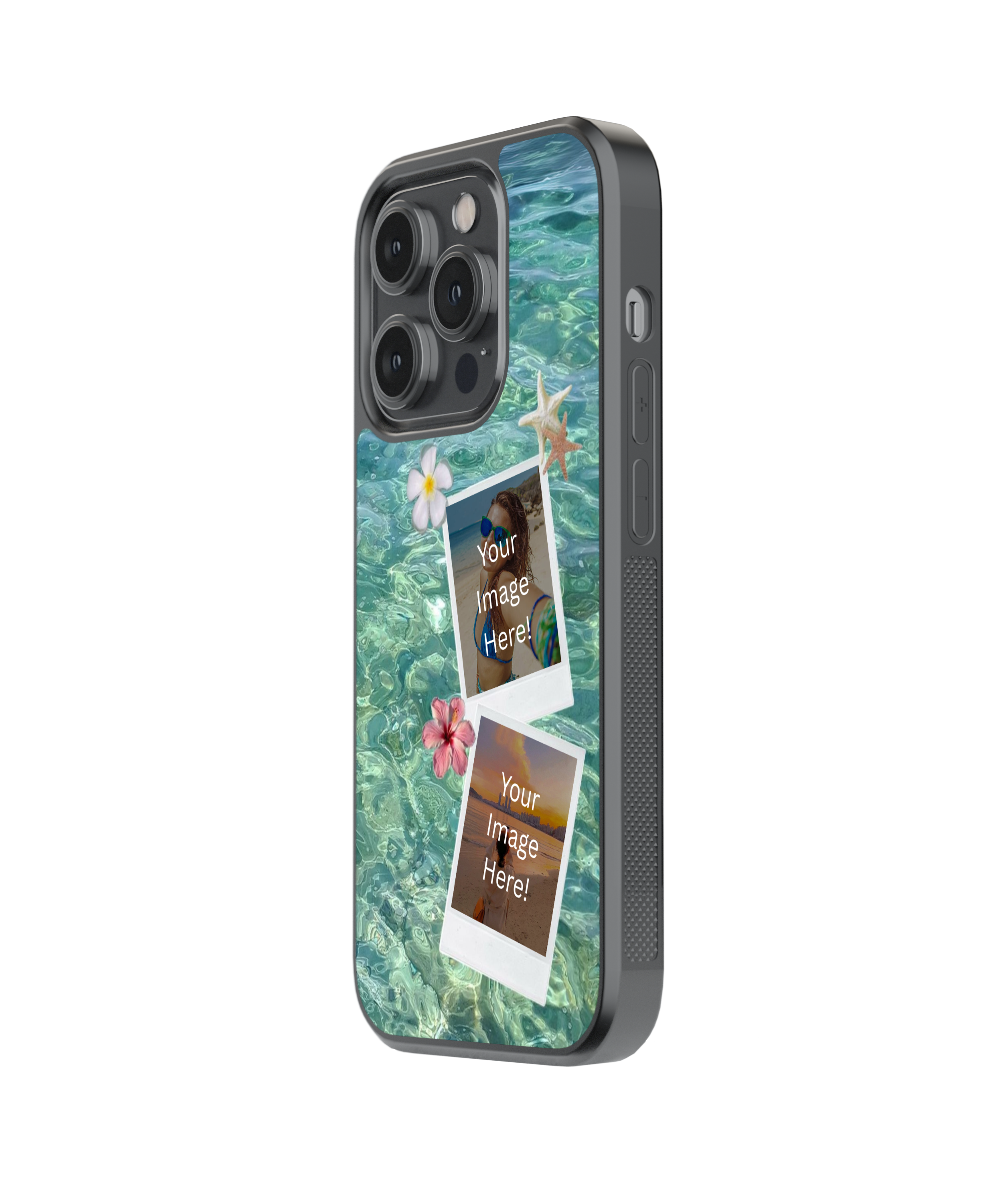 Sandy Bliss | Personalized Glass Case Cover | Code: 345
