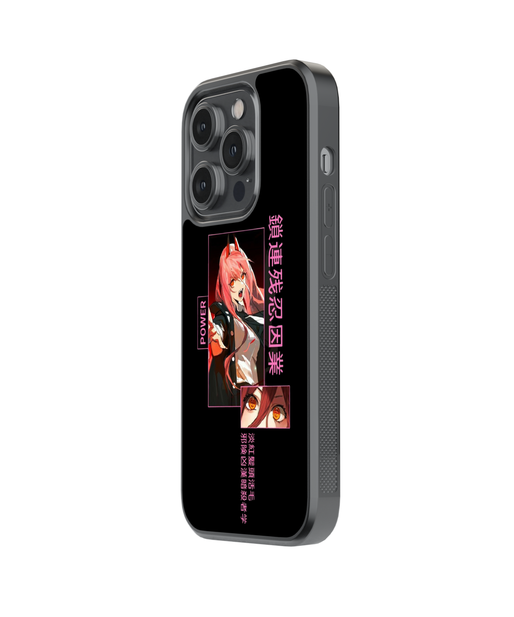 Power Collage | Chainsaw man - Glass Case | Code: 240